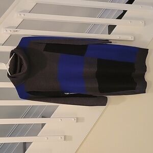 Color block sweater dress